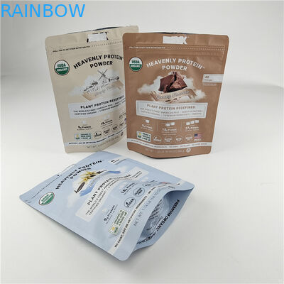 Impresión digital personalizada Bolsas de cremallera de pie A prueba de olor A prueba de humedad