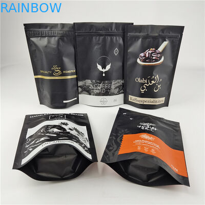 Impresión digital de papel laminado de aluminio con cremallera Stand Up Pouch Tamaño / colores personalizados