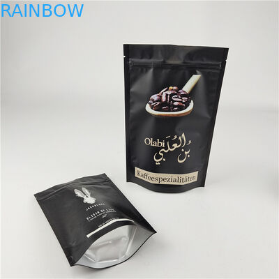 Impresión digital de papel laminado de aluminio con cremallera Stand Up Pouch Tamaño / colores personalizados