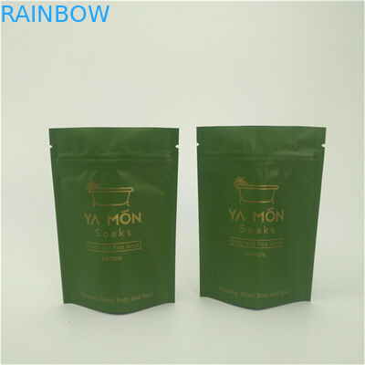 Productos más solicitados de alta calidad de papel laminado de aluminio reabreble Mylar Saquetas de sal de baño bolsa de embalaje