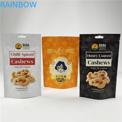 Mejor vendido Amigo del Medio Ambiente Bolsa de pie con cremallera Prueba de humedad Bolsas de embalaje de plástico de grado alimenticio