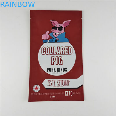 Fabricante Tamaño personalizado Almacenamiento Bolsa de bocadillos Embalaje Bolsa de embalaje de cartón de aluminio