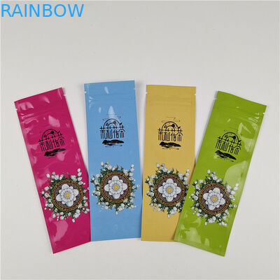 Bolsas de sello de tres lados para el cuidado dental Embalaje Sello térmico y pedido personalizado Aceptado hasta 10 colores disponibles