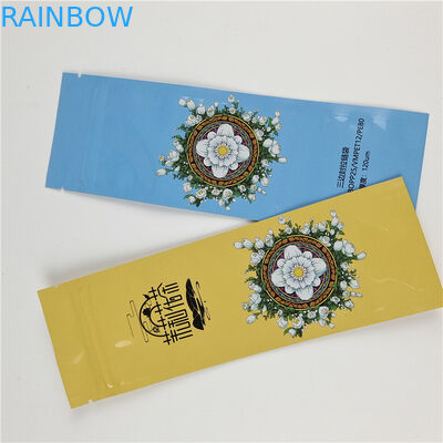 Bolsas de sello de tres lados para el cuidado dental Embalaje Sello térmico y pedido personalizado Aceptado hasta 10 colores disponibles