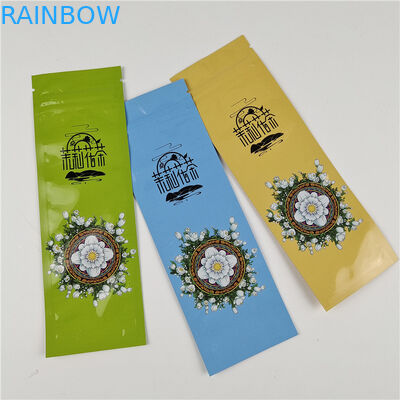 Bolsas de sello de tres lados para el cuidado dental Embalaje Sello térmico y pedido personalizado Aceptado hasta 10 colores disponibles