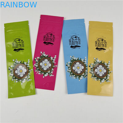 Bolsas de sello de tres lados para el cuidado dental Embalaje Sello térmico y pedido personalizado Aceptado hasta 10 colores disponibles