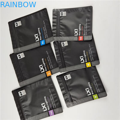 Logotipo personalizado de alta calidad Impreso Bolsas de sello de tres lados para el cuidado dental Embalaje con material ecológico y seguro