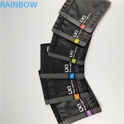 Logotipo personalizado de alta calidad Impreso Bolsas de sello de tres lados para el cuidado dental Embalaje con material ecológico y seguro