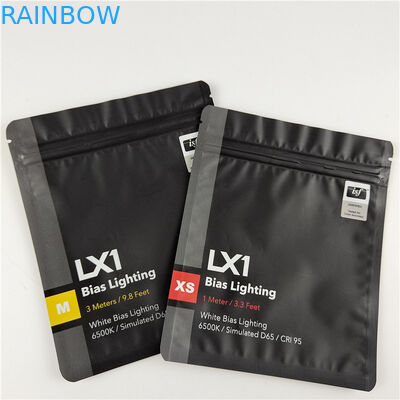 Logotipo personalizado de alta calidad Impreso Bolsas de sello de tres lados para el cuidado dental Embalaje con material ecológico y seguro