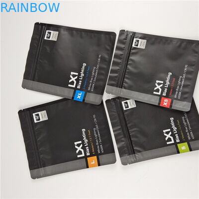 Logotipo personalizado de alta calidad Impreso Bolsas de sello de tres lados para el cuidado dental Embalaje con material ecológico y seguro