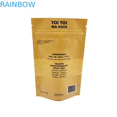 Envases de envases bolsas de papel plateado para la protección y la frescura del producto