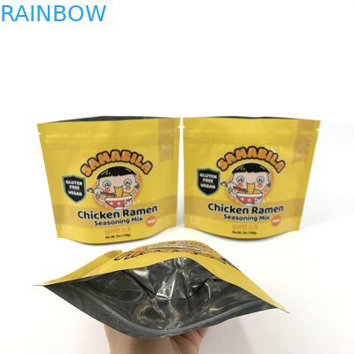 Envases de incienso de hierbas fundidas para bolsas de pie con sistema de cierre de cremallera