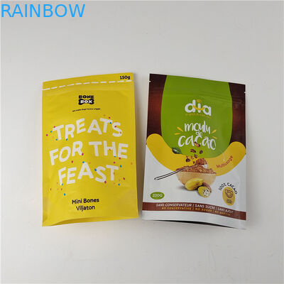 Impresión digital personalizada de alta calidad PE Bolsa de cremallera reutilizable Bolsa de plástico Stand Up Bolsas Mylar