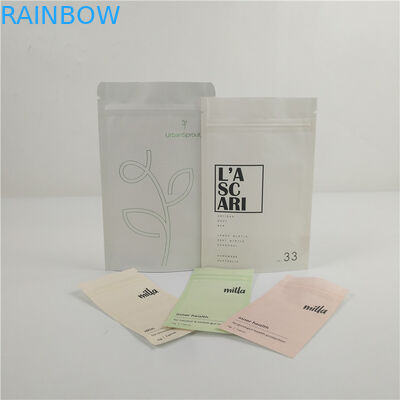 Bolsa de papel Kraft compostable ecológico de impresión personalizada Bolsa de papel biodegradable