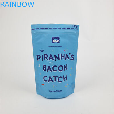 Por mayor Logotipo personalizado Impresión digital Cerradura de cremallera plástico PET Aluminio congelado Bolso de bolso de pie