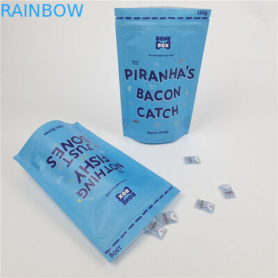 Por mayor Logotipo personalizado Impresión digital Cerradura de cremallera plástico PET Aluminio congelado Bolso de bolso de pie