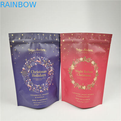 Aceptado hasta 10 colores Material de embalaje de alimentos disponible para bolsas de impresión digital personalizado con bolsa de embalaje de cremallera