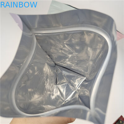 Envase de moda suave de alta calidad fácil de volver a cerrar línea de lágrimas Mylar bolsas de exfoliación de cuerpo bolsa de embalaje