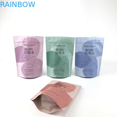 Bolsa de exfoliante corporal personalizada Bolsa de embalaje cosmético con varios tamaños