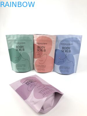 Bolsa de exfoliante corporal personalizada Bolsa de embalaje cosmético con varios tamaños