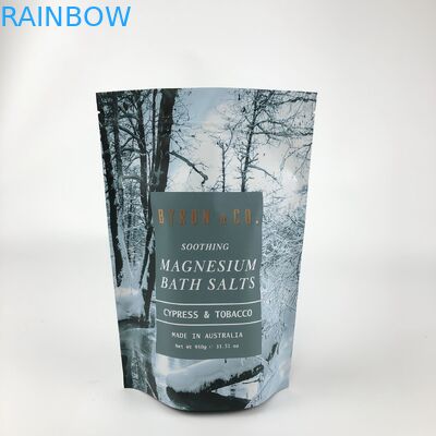 Envases de muestras de papel aluminio de varios tamaños para bolsas de sal de baño Mylar dentro del artículo