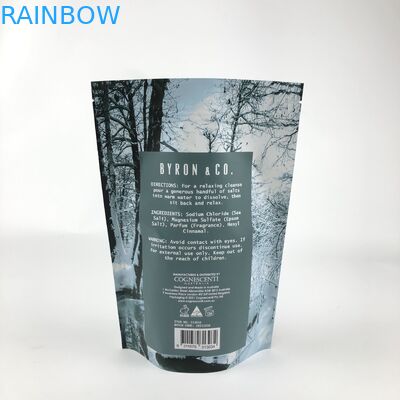 Envases de muestras de papel aluminio de varios tamaños para bolsas de sal de baño Mylar dentro del artículo