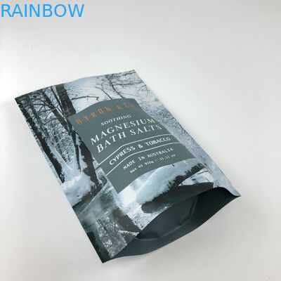 Envases de muestras de papel aluminio de varios tamaños para bolsas de sal de baño Mylar dentro del artículo