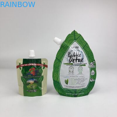 Logotipo personalizado de alta calidad Impreso Nuevo diseño Bolsas de chorro reutilizables Alimentos Bebidas Zumo Contenedor de leche Bolsas sellables