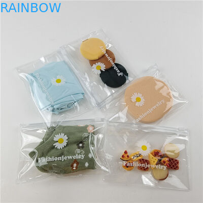 Bolsa de embalaje de plástico de material PE de alta transparencia para Comestic con tamaño y color personalizados