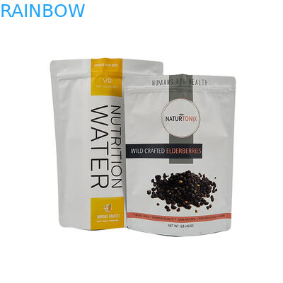 Efecto de color Bolsas de té acabadas brillantes o opacas Embalaje en bolsas de pie reselables