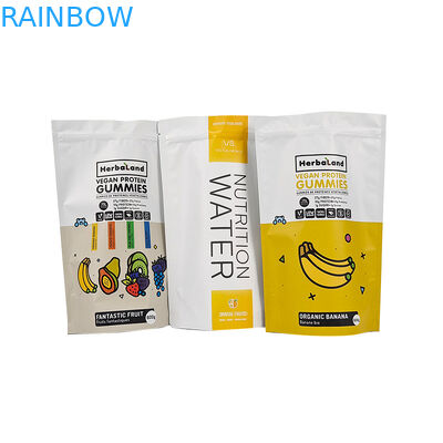 Efecto de color Bolsas de té acabadas brillantes o opacas Embalaje en bolsas de pie reselables