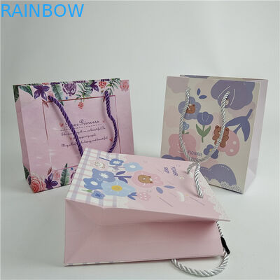 Aseguramiento de la calidad promocional Impresión digital personalizada Logotipo Impreso Bolsas de papel para compras Embalaje