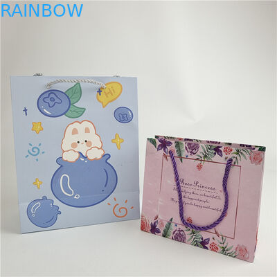 Aseguramiento de la calidad promocional Impresión digital personalizada Logotipo Impreso Bolsas de papel para compras Embalaje