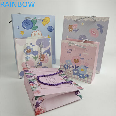 Más reciente aceptado hasta 10 colores Disponible Impresión digital personalizada Logotipo Impreso Bolsa de papel para compras Embalaje