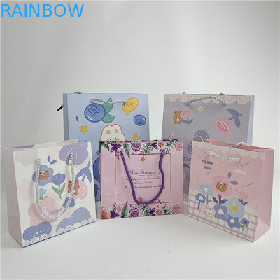 Más reciente aceptado hasta 10 colores Disponible Impresión digital personalizada Logotipo Impreso Bolsa de papel para compras Embalaje