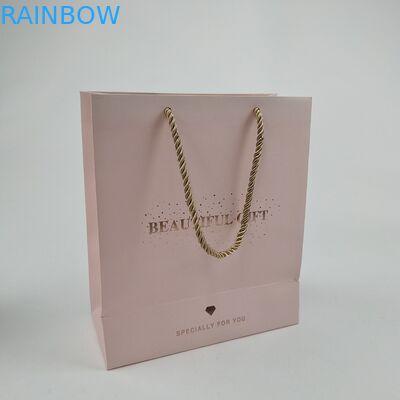 Aseguramiento de calidad Bolsas de papel personalizadas para compras con impresión de logotipo Bolsas de papel biodegradables