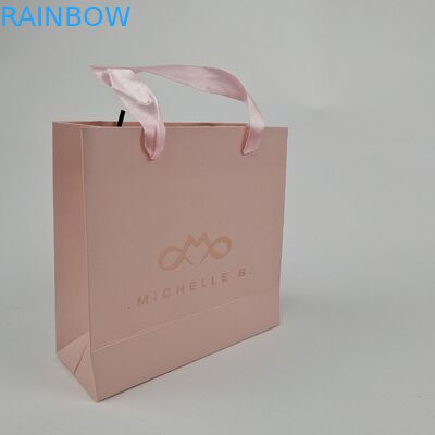 Aseguramiento de calidad Bolsas de papel personalizadas para compras con impresión de logotipo Bolsas de papel biodegradables