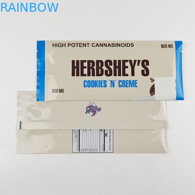 Bolsa de venta al por mayor Impreso a medida Bolsas selladas en el reverso Barras energéticas de chocolate Galletas Envases de bocadillos