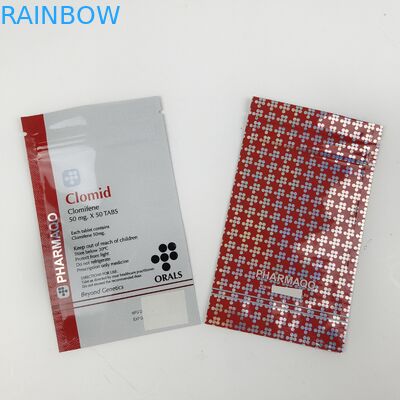 Embalaje de alimentos promocional Embalaje de alimentos promocional Bolsas de sellado de tres lados para el cuidado de los dientes Embalaje con sellado térmico Cierre con cremallera