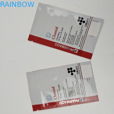 Embalaje de alimentos promocional Embalaje de alimentos promocional Bolsas de sellado de tres lados para el cuidado de los dientes Embalaje con sellado térmico Cierre con cremallera