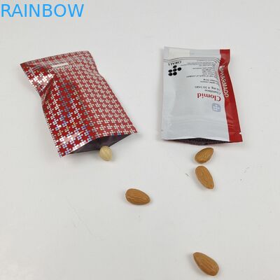 Embalaje de alimentos promocional Embalaje de alimentos promocional Bolsas de sellado de tres lados para el cuidado de los dientes Embalaje con sellado térmico Cierre con cremallera