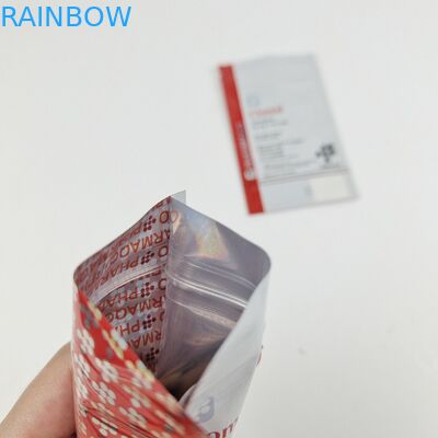 Embalaje de alimentos promocional Embalaje de alimentos promocional Bolsas de sellado de tres lados para el cuidado de los dientes Embalaje con sellado térmico Cierre con cremallera