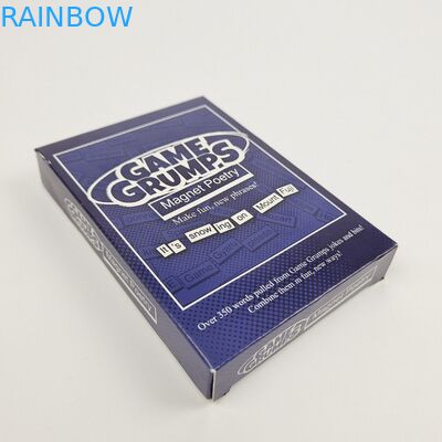 Aceptado hasta 10 colores Disponible Logotipo personalizado Impreso Rectangular Embalaje de caja de papel brillante