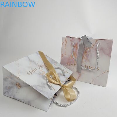 Bolsas de papel personalizadas Bolsas de papel biodegradables para compras con impresión de logotipo