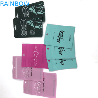 Línea de lágrimas fácil Bolsa de embalaje Mylar sellada de tres lados con cremallera Diseño de tamaño personalizado