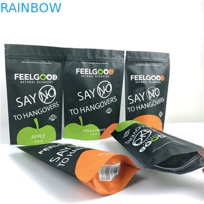 Logotipo personalizado Impreso Bolsa de cremallera a prueba de olor Bolsas de embalaje de plástico a prueba de agua