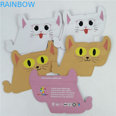 Logotipo personalizado de alta calidad Impreso Embalaje de forma especial avanzada Bolsa de bolsa de papel plástico