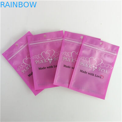 Línea de lágrimas fácil Bolsa de embalaje Mylar sellada de tres lados con cremallera aceptada hasta 10 colores disponibles