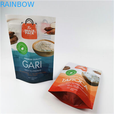 Material ecológico y seguro acabado brillante Tamaño y diseño personalizados Necesidades de papel de aluminio Mylar Doypack