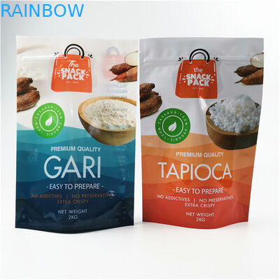 Material ecológico y seguro acabado brillante Tamaño y diseño personalizados Necesidades de papel de aluminio Mylar Doypack